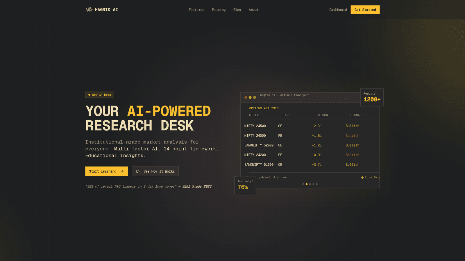 Hagrid AI — Landing Page